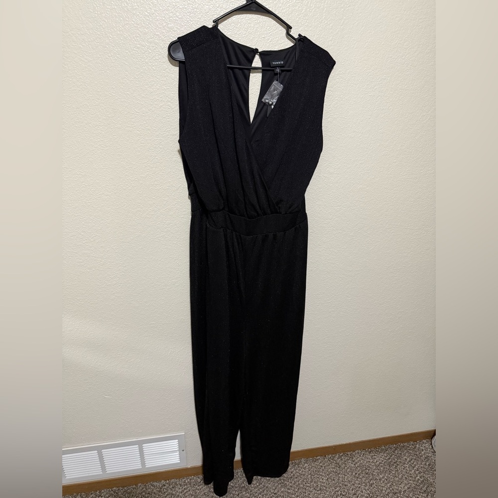 Torrid Black Sleeveless Jumpsuit
